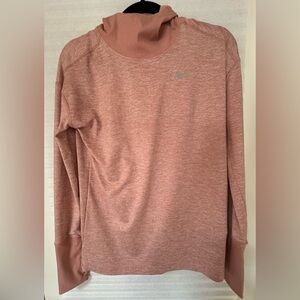 Nike Running Dri Fit Hooded long sleeve with thumbholes